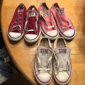 Lot of size 2 kids converse